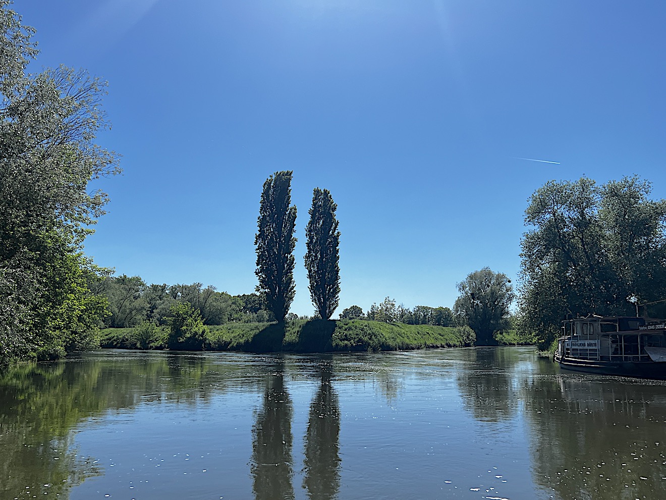 Zusammenfluß von Saale und Unstrut